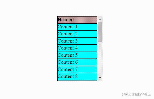 css吸顶效果position: sticky https://sdeno.com/wp-content/uploads/2023/03/22_20230329104120.gif